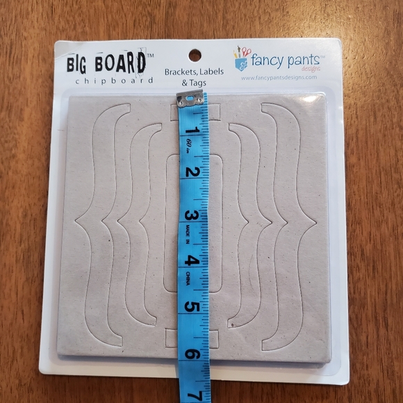 NIP Big Board Chipboard Brackets, Labels, & Tags Fancy Pants Designs - Picture 5 of 5